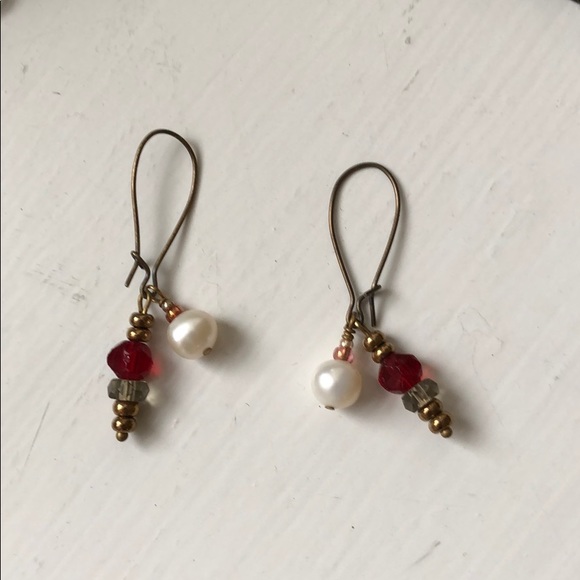 Vintage-style necklace and earring set - Picture 2 of 3